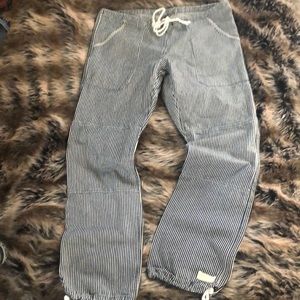 Vintage striped conductor pants